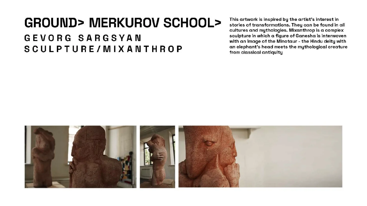 Merkurov School Jianling Zhang Double - Channel Video Installation Formation I & II